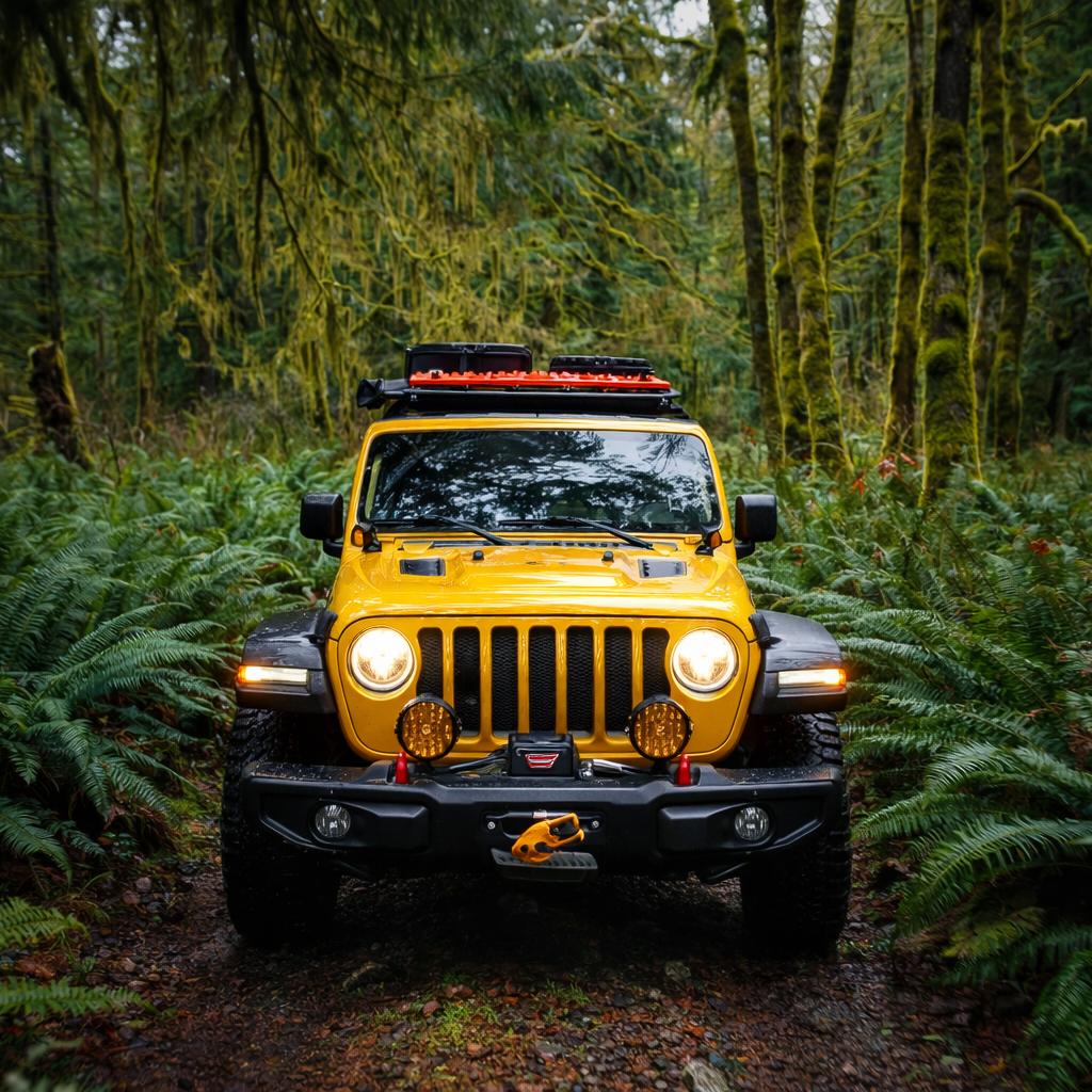 I Took My Jeep to Vancouver Island's RAINFOREST